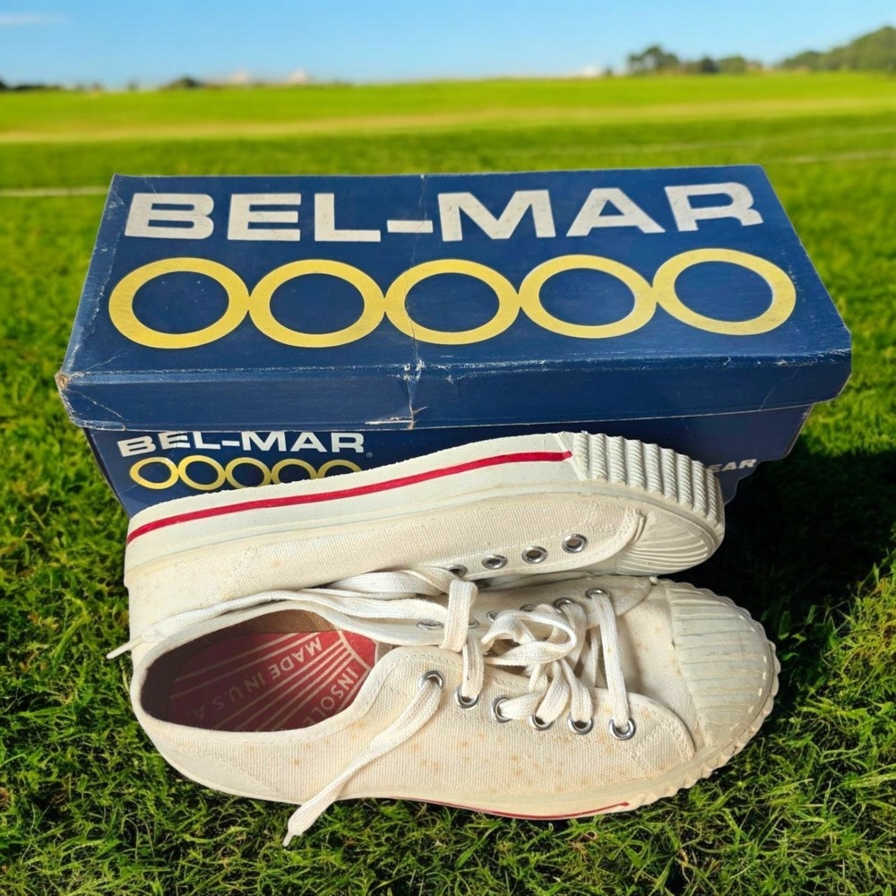 Unworn Vintage 1970s‎ Bel-Mar by Bata Canvas Sneakers – With Box – Deadstock USA